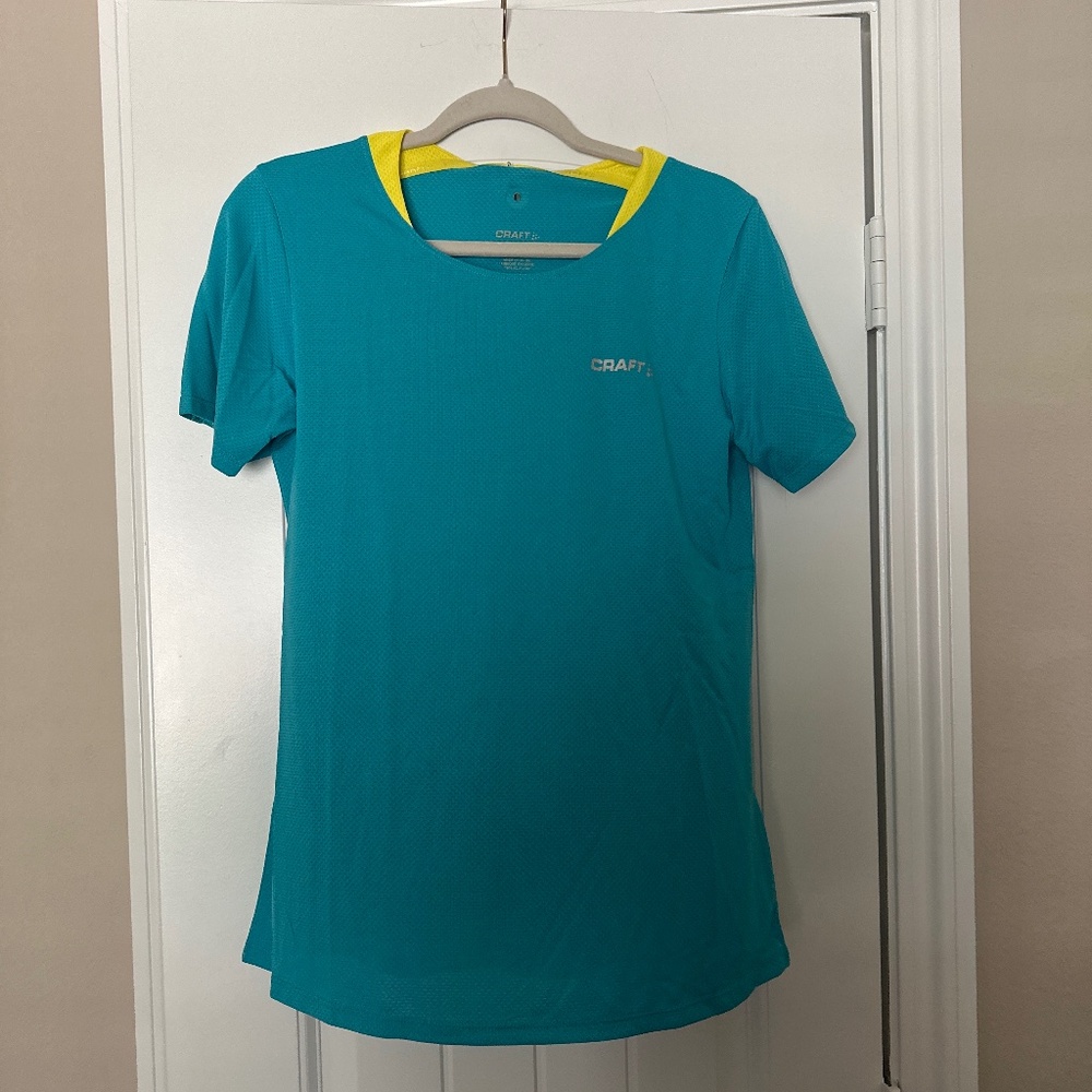 Turquoise Craft Joy SS Shirt, size M Woman’s